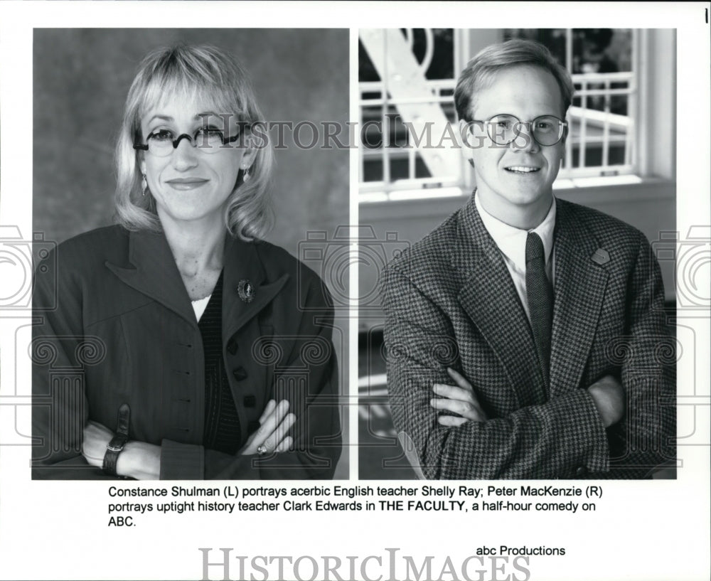 Press Photo Constance Shulman and Peter McKenzie from the movie THE FACULTY - Historic Images