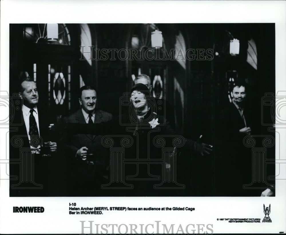 1987 Press Photo Meryl Streep in Ironweed. - cvp96871- Historic Images