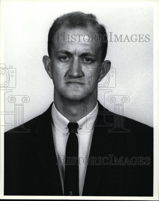 1993, Thomas J. Smith, Cleveland policeman wounded in 1968. - Historic Images