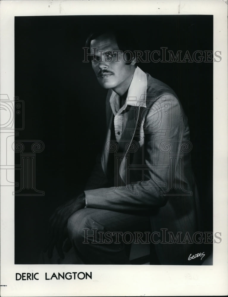 1985 Press Photo Deric Langton, musician and entertainer - cvp96947 - Historic Images