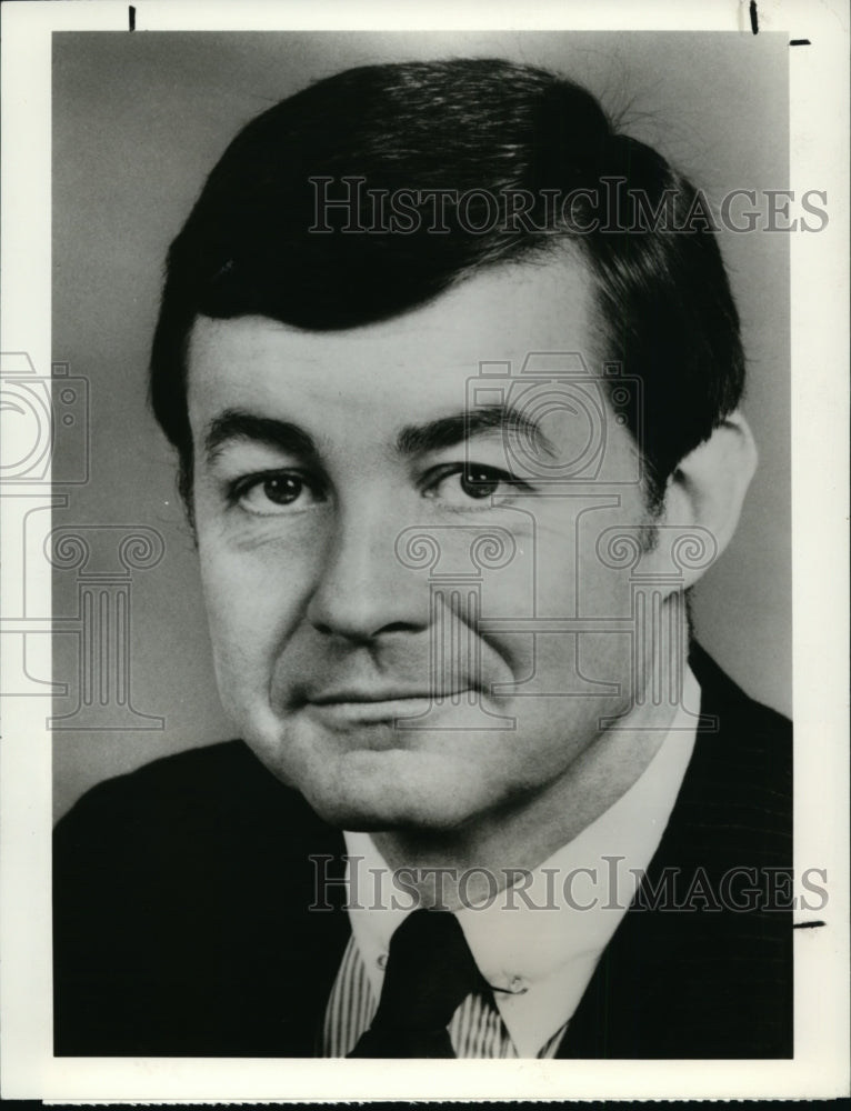 1984 Press Photo Bill Plante, CBS White House Correspondent for Campaign &#39;84. - Historic Images