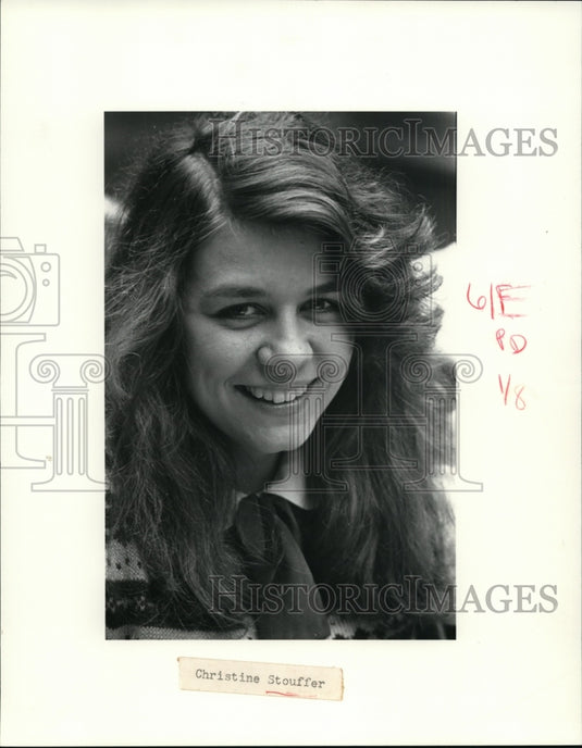 Press Photo Christina Stouffer - cvp97264 - Historic Images