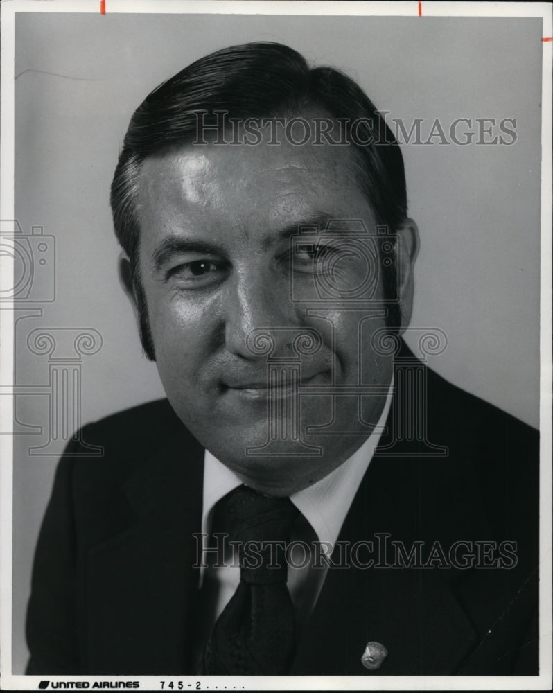1978 Press Photo William Speicher-United Airlines Vice president - cvp97276-Historic Images