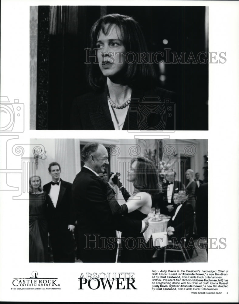 1997, Judy Davis and Gene Hackman in Absolute Power. - cvp97384 - Historic Images