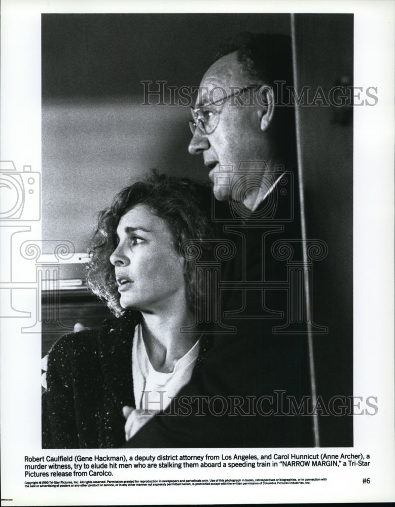 1991, Anne Archer and Gene Hackman star in Narrow Margin - cvp97492 - Historic Images