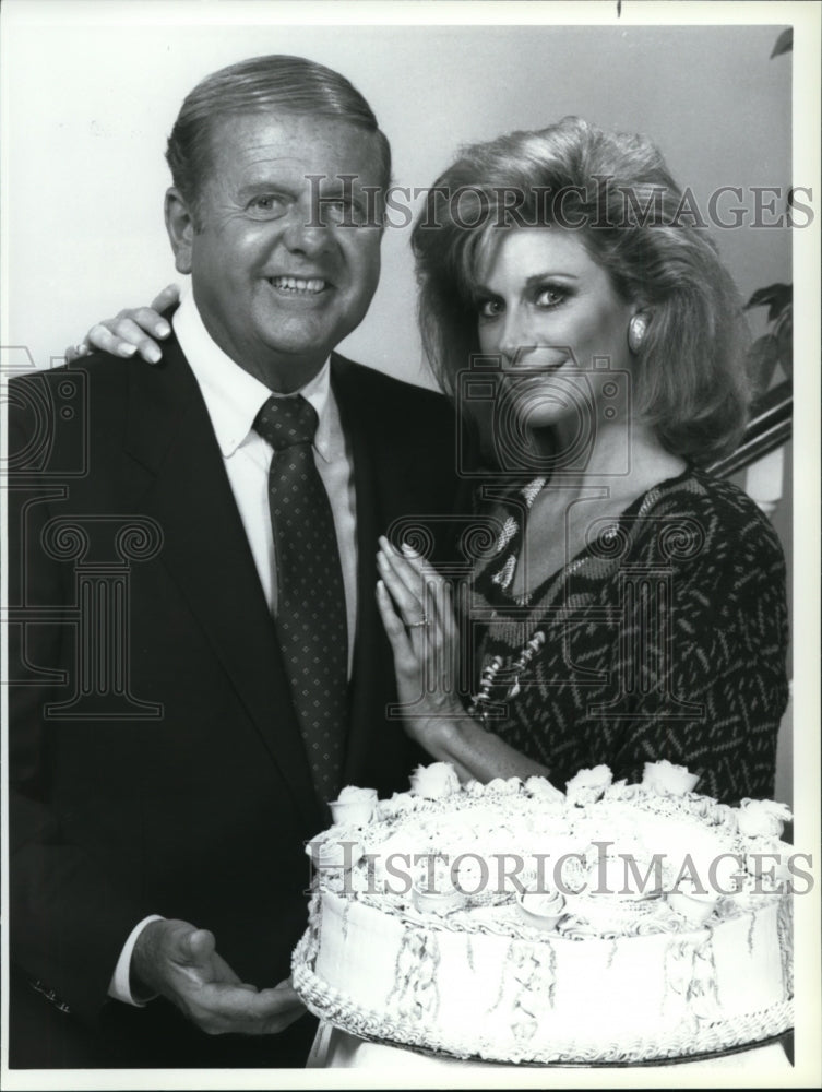 Press Photo Dick Van Patten and Mary Fran-Eight is Enough:Reunion - cvp97559 - Historic Images