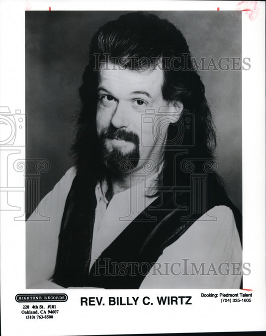 1996, Rev. Billy C. Wirtz, blues musician - cvp97694 - Historic Images