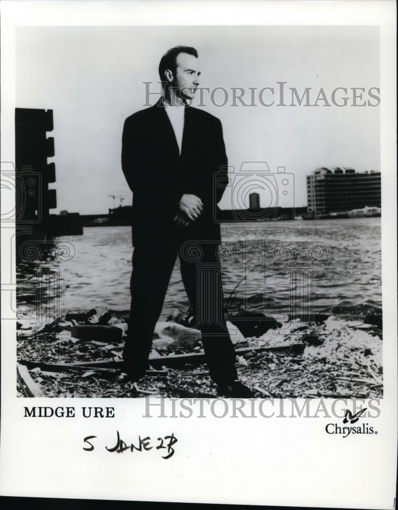 Press Photo Midge Ure is a Scottish musician and singer-songwriter - Historic Images