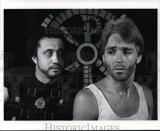 1976, Fran Soeder and Allan Mazur in Philemon. - cvp98039 - Historic Images