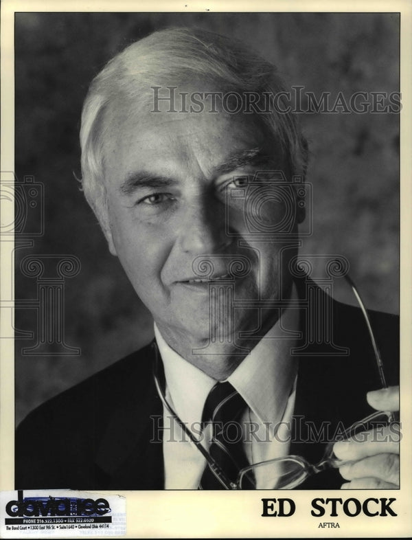 Ed Stack Photots 1996 Press Photo Ed Stock, actor. - cvp98794 - Historic Images