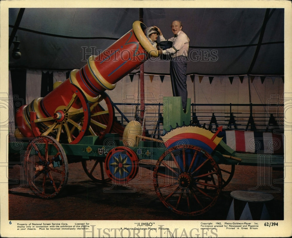 1962 Press Photo Jumbo movie scene - cvp99967 - Historic Images