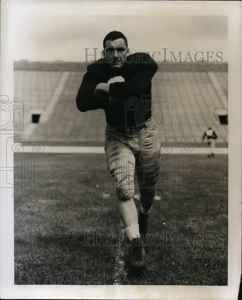 1954 Don Schaefer, Fullback Halfback for Notre Dame-Historic Images