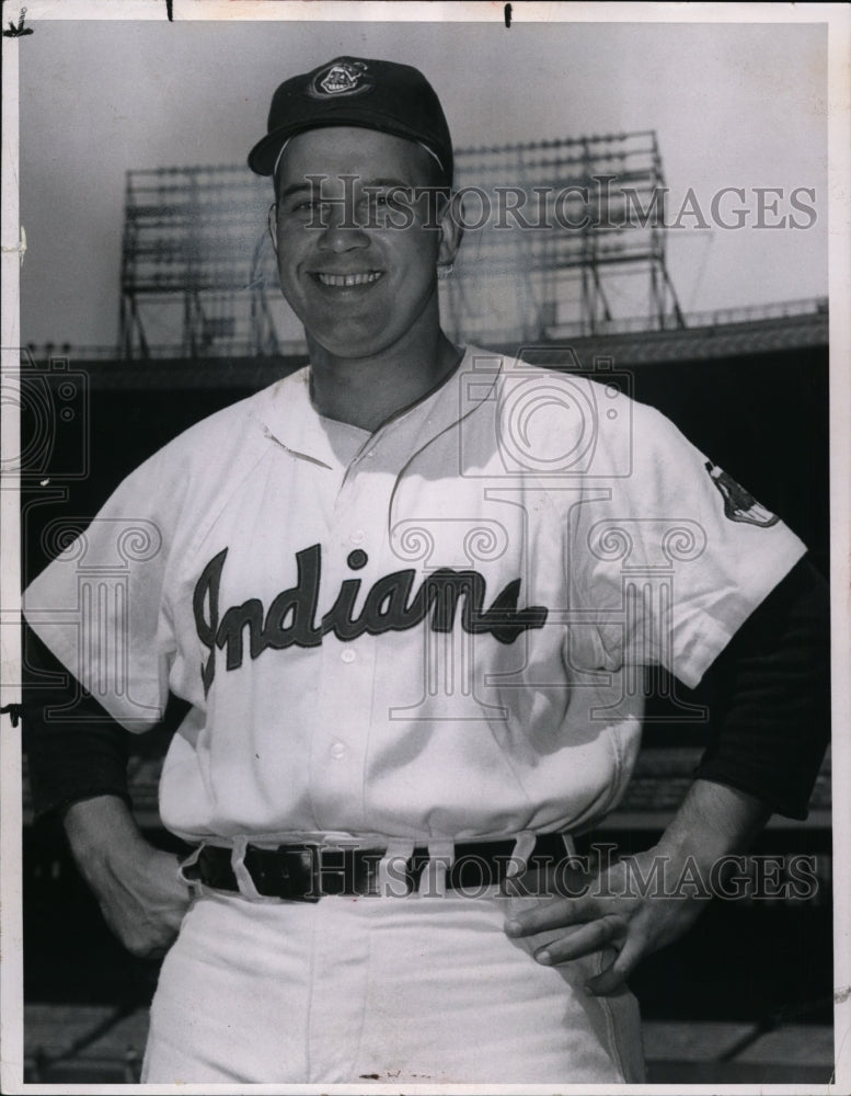 1957 Press Photo Vic Wertz of Cleveland Indians - cvs03493- Historic Images