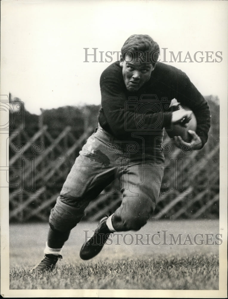 1935 John Handrahan, Fullback for Dartmouth Football Team - Historic Images