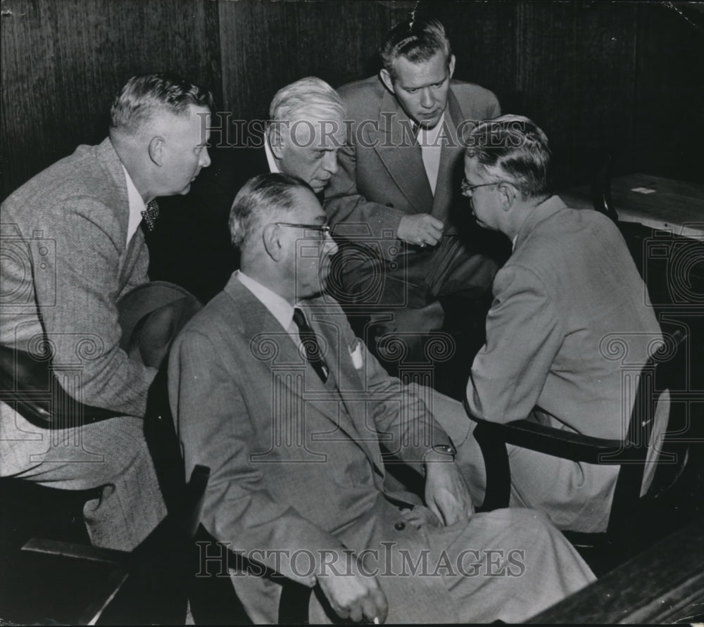 1954 Press Photo The first days trial of Dr. Samuel Sheppard - Historic Images