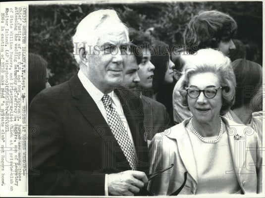 1971 Press Photo The Chief Justice of the U.S. and Mrs. Warren E. Burger - Historic Images