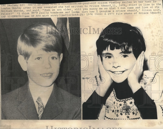1976 Alison Findlay written to Price Edward to marry her-Historic Images