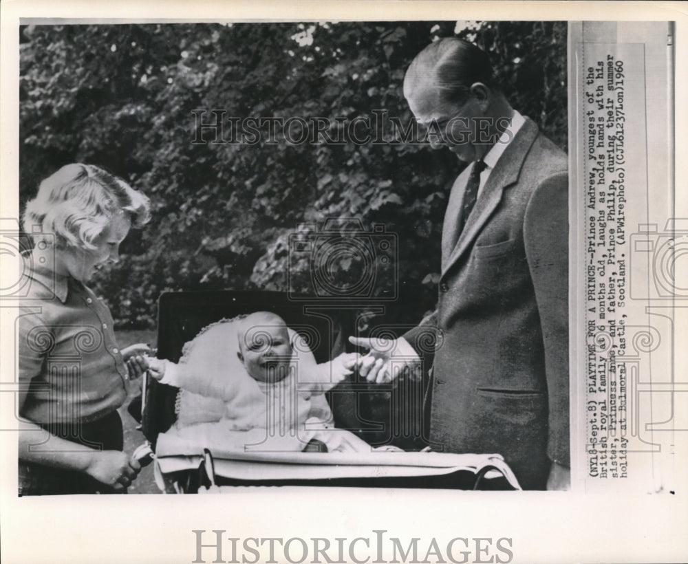 1960 Prince Andrew, youngest of the British Royal family - Historic Images