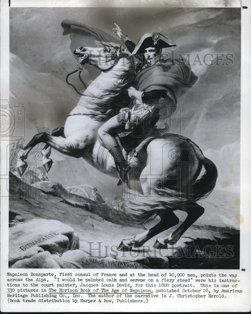 1964 Press Photo The Horizon Book of the Age of Napoleon by Horizon Magazine - Historic Images