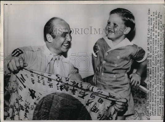 1945 Jackie Coogan just relesed from the army after 4 1/2 years - Historic Images