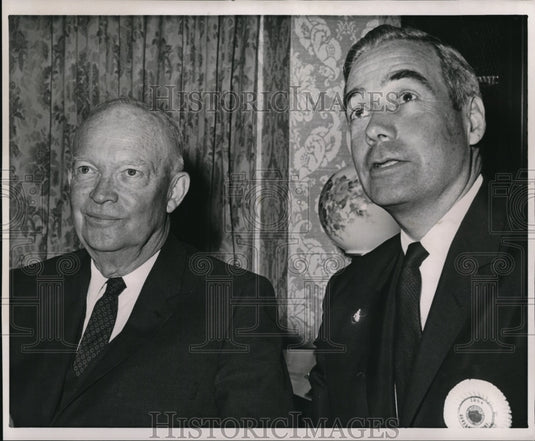 1964 Wire Photo Former President Eisenhower - cvw01416 - Historic Images