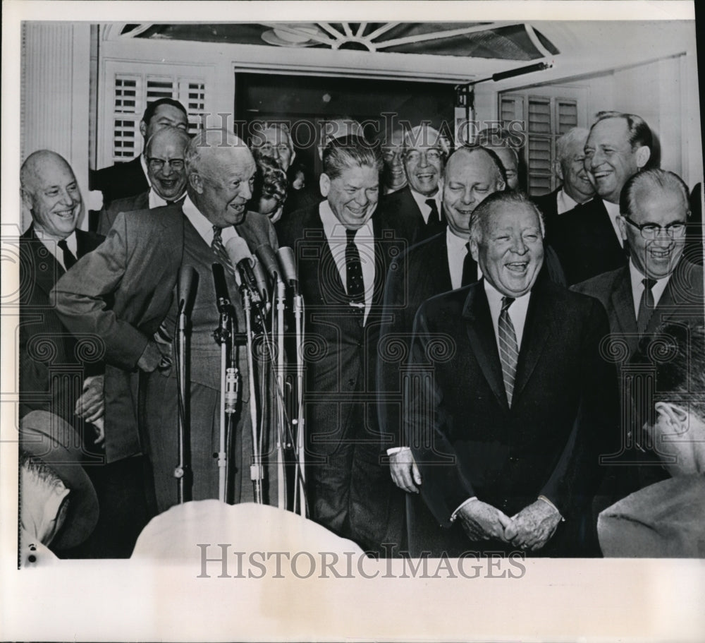 1961 Wire Photo Former President Dwight D. Eisenhower - cvw01424 - Historic Images