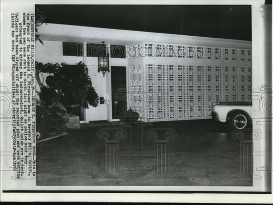 1965 Press Photo Home of Leonard K. Firestone in Beverly Hills California.-Historic Images
