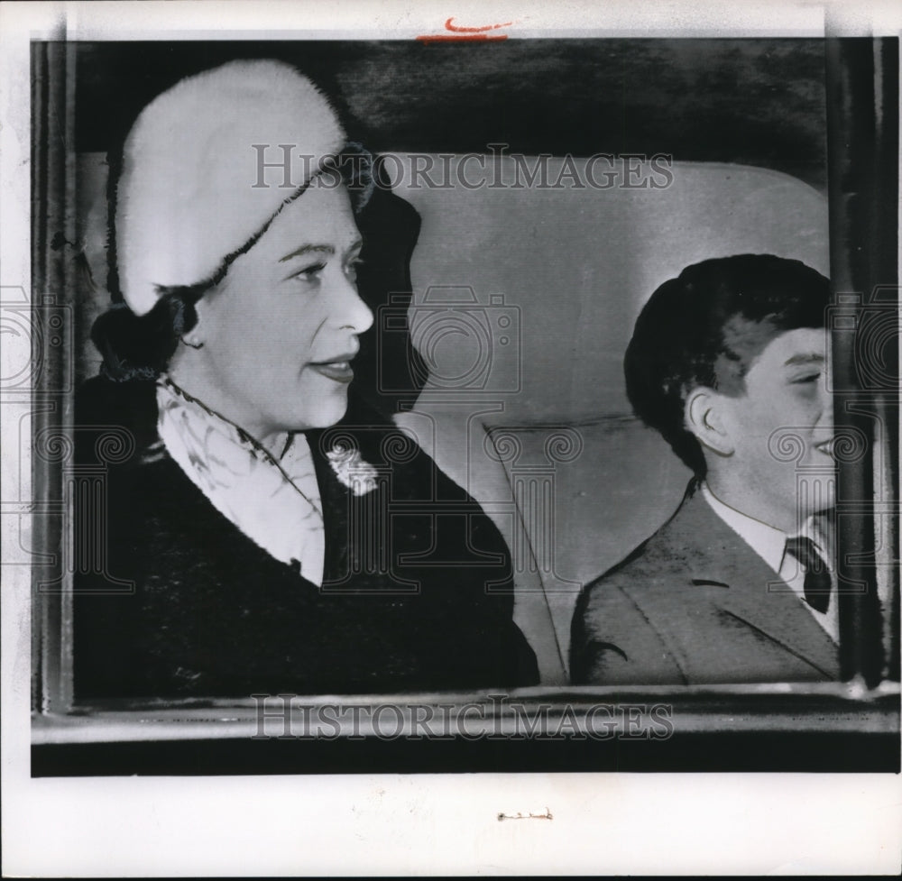 1960 Queen Elizabeth and Prince Charles - Historic Images