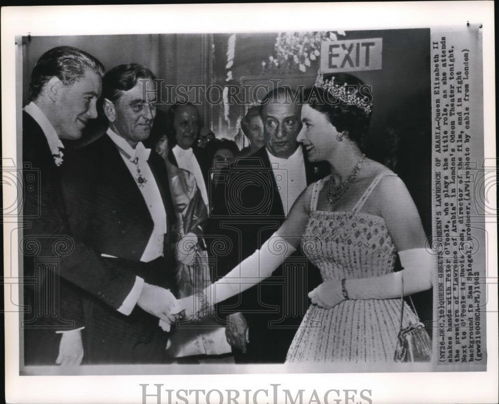 1962 Press Photo Queen Elizabeth II - Historic Images