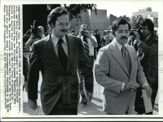 1973 Press Photo Advises court on Meetings in Washington - Historic Images