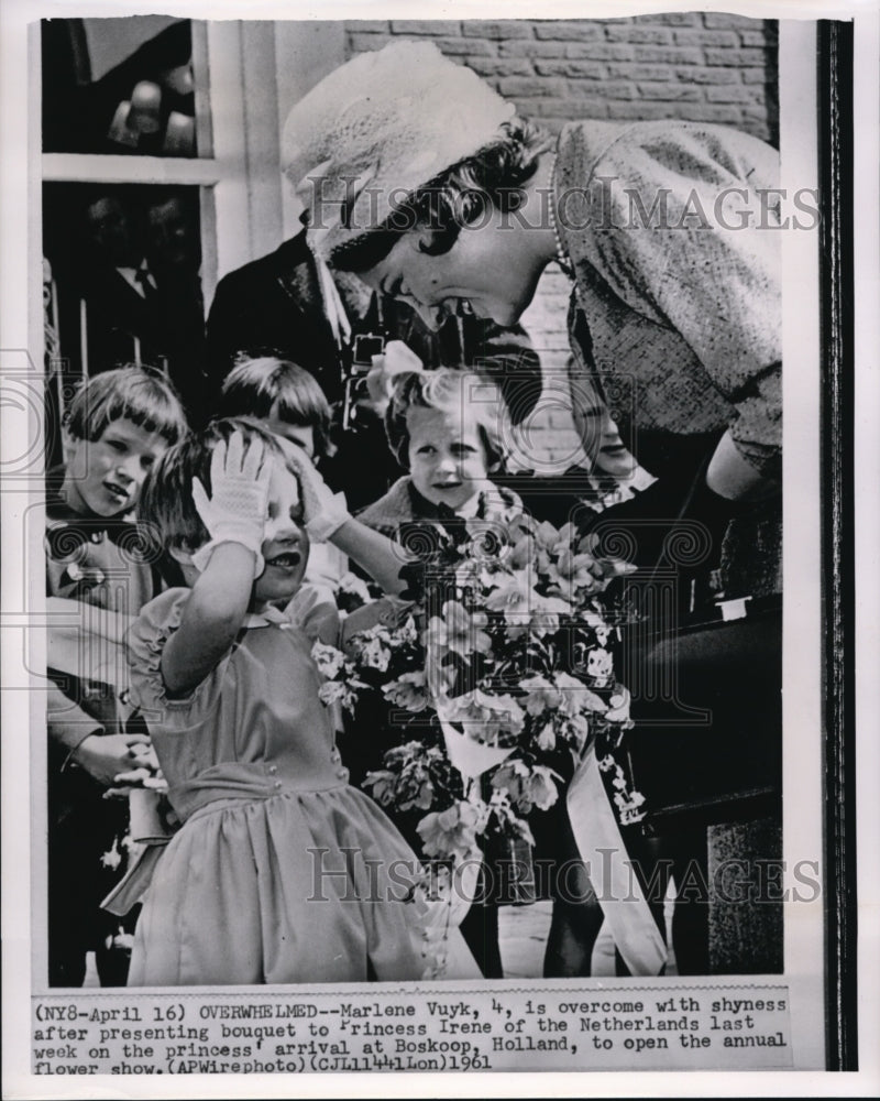 1961 Press Photo Princess Irene of Netherlands with the children - Historic Images