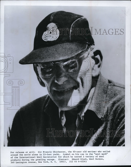 1967 Wool mark at the Cap of an Old Mariner - Historic Images
