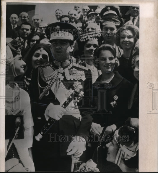 1964 Greek King Constantine & fiancee, Princess Anne - Historic Images