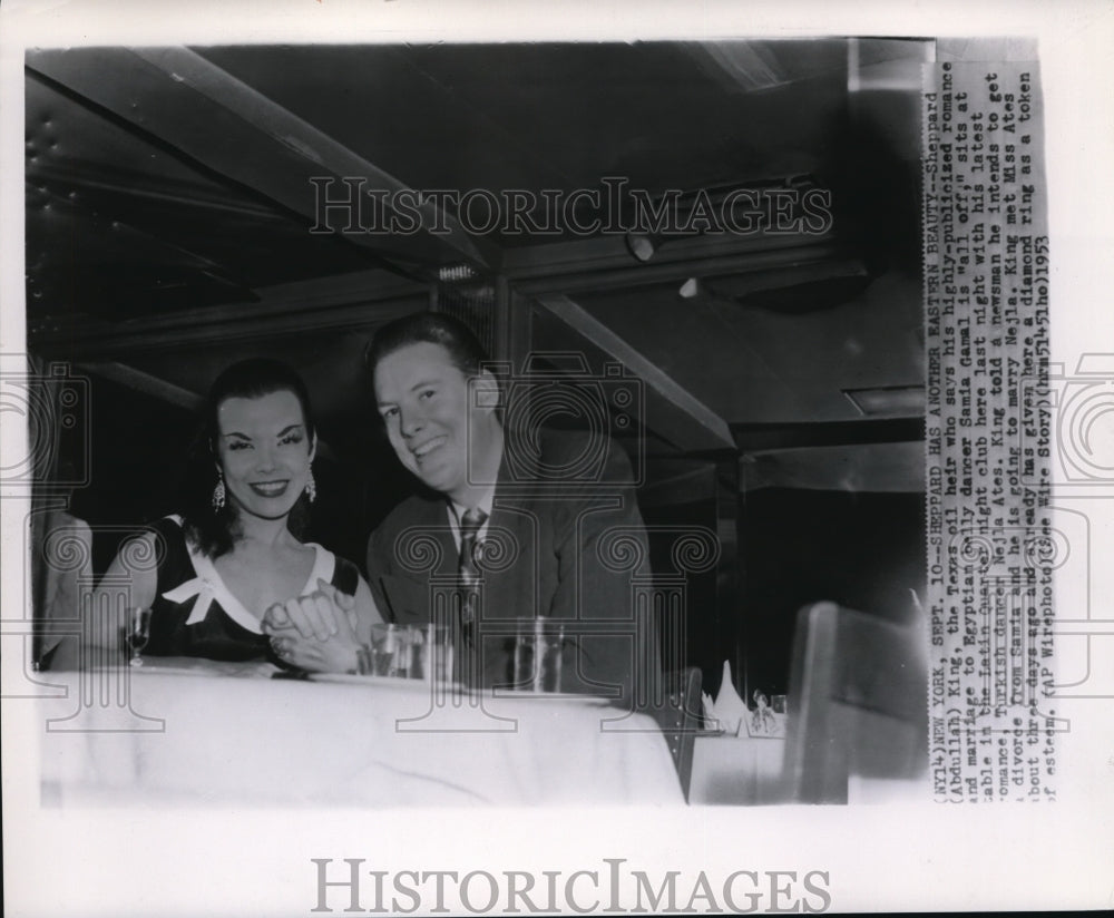 1953 Press Photo Sheppard has another Eastern Beauty-Historic Images