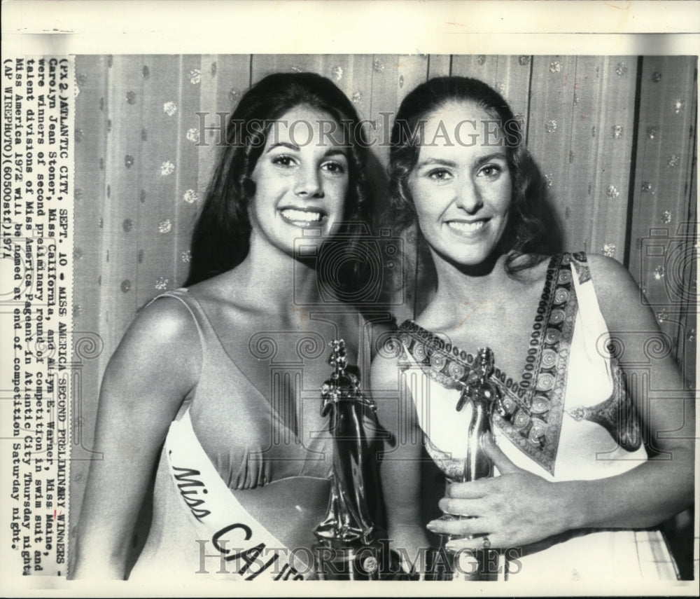 1971 Press Photo Ms. America 1972 Contestants - Historic Images