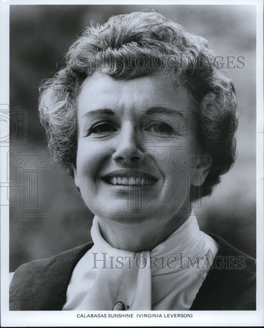 1977 Wire Photo Calabasas Sunshine Virginia Leverson - cvw04145 - Historic Images