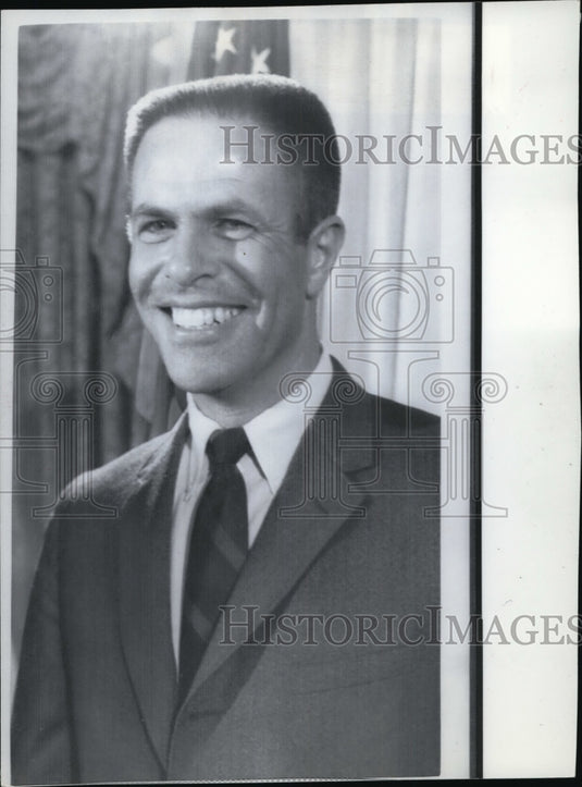 1968 Wire Photo H.R.Haldeman Named Pres -elect Richard Nixon's W.H.Assistant - Historic Images
