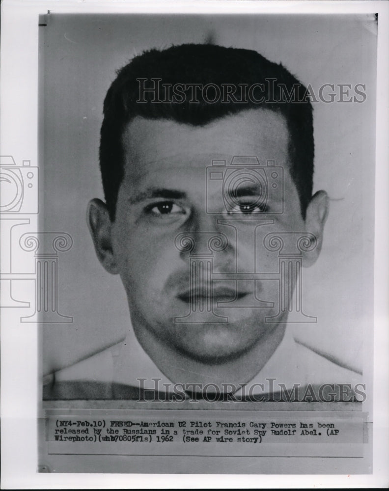 1962 The American U2 Pilot Francis Gary Powers Released by Russians - Historic Images