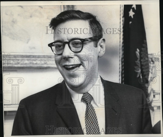 1968 Wire Photo Arthur M. Okun, appointed Economic Advisers Council Chairman - Historic Images