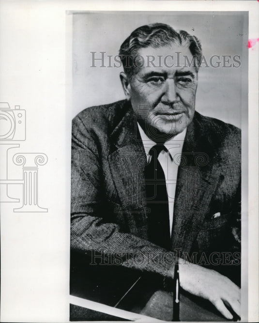1965 Press Photo World War II Correspondent author Quentin Reynolds - Historic Images
