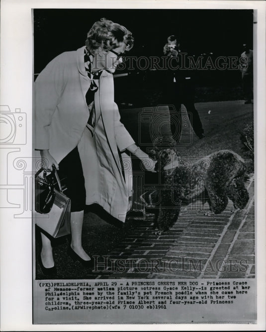1961 Princess Grace of Monaco, former motion picture actress Grace - Historic Images
