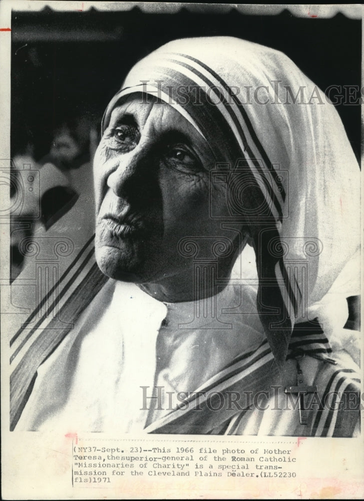 1978 Mother Teresa, the superior-general of Missionaries of Charity-Historic Images