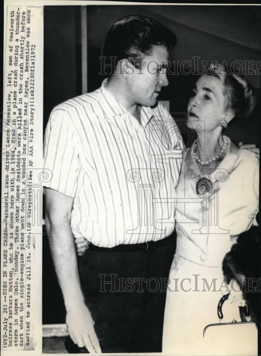 1972 Press Photo Reventlow dies in plane crash during a thunderstorminAspen Colo - Historic Images