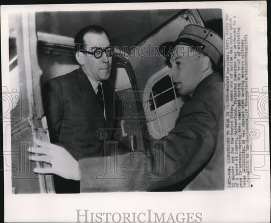 1953 Roessler Sentenced to Year in Prison in Lugern, Switzerland - Historic Images