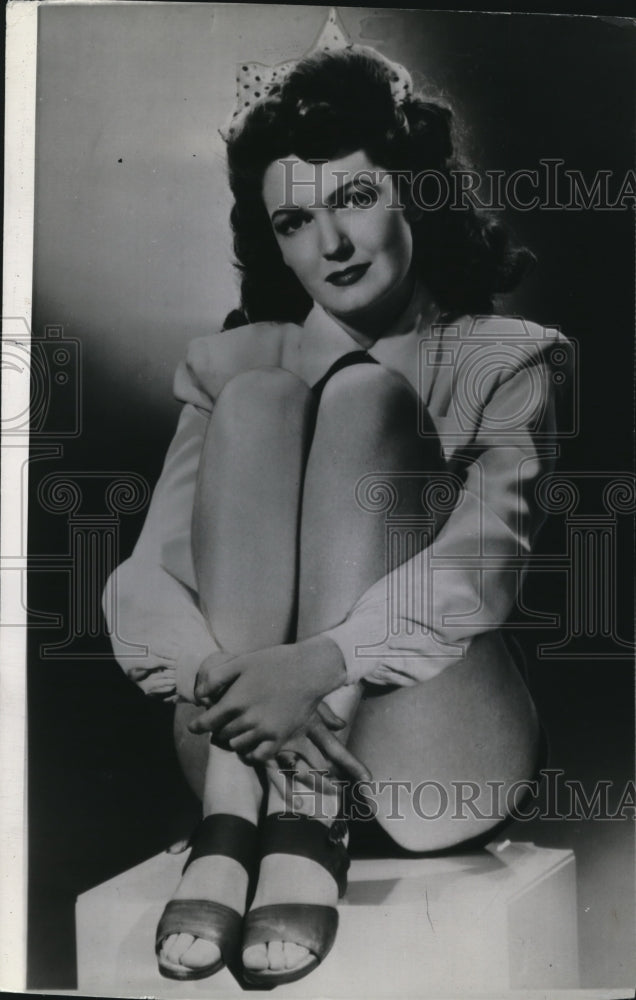 1943 Press Photo New actress Roxanne King - Historic Images