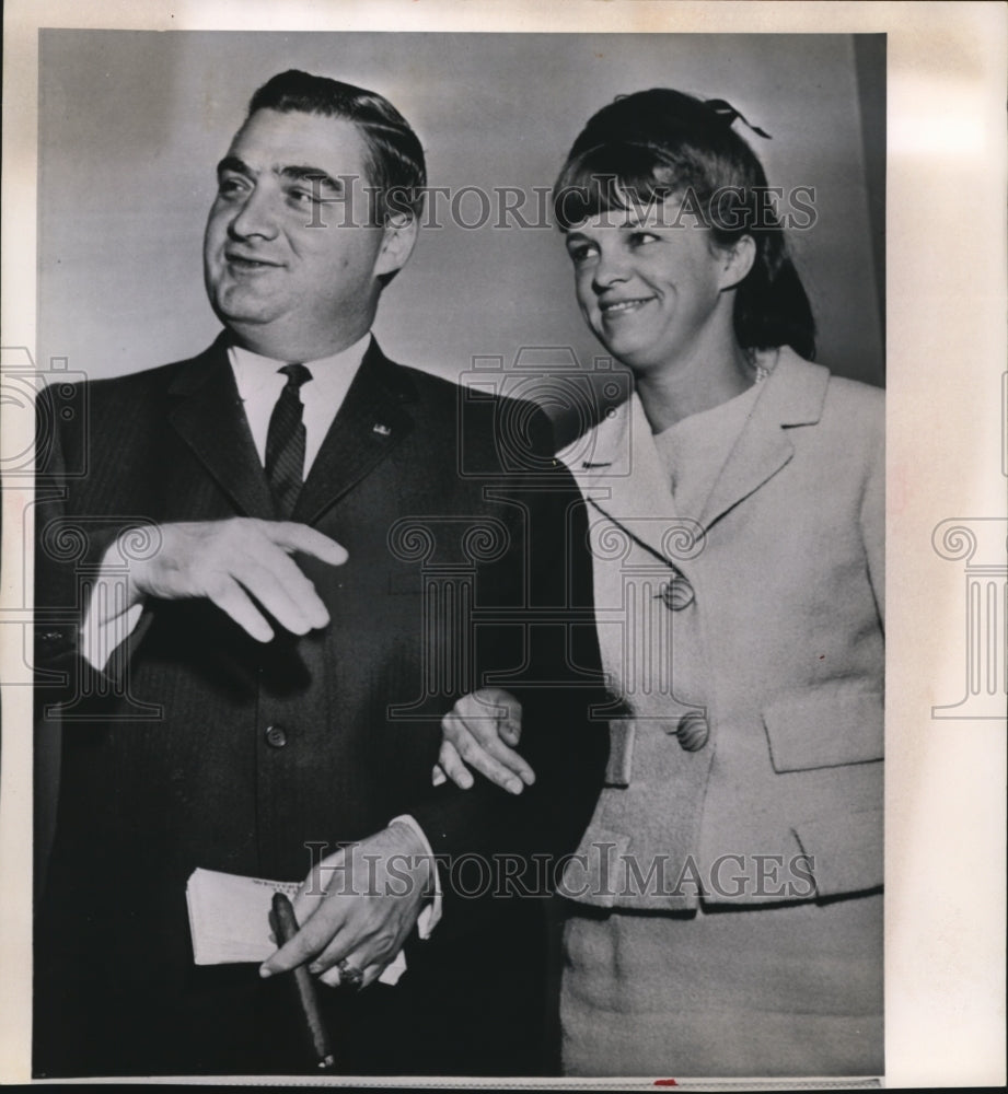 1965 Ex-US Senator Pierre Salinger &amp; wife will divorce - Historic Images