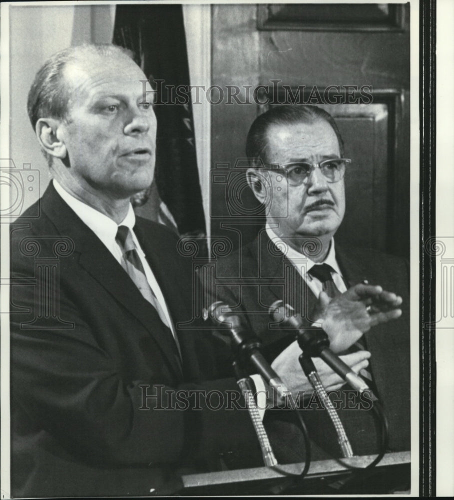 1969 Press Photo Republican Leaders of the House and Senate - Historic Images