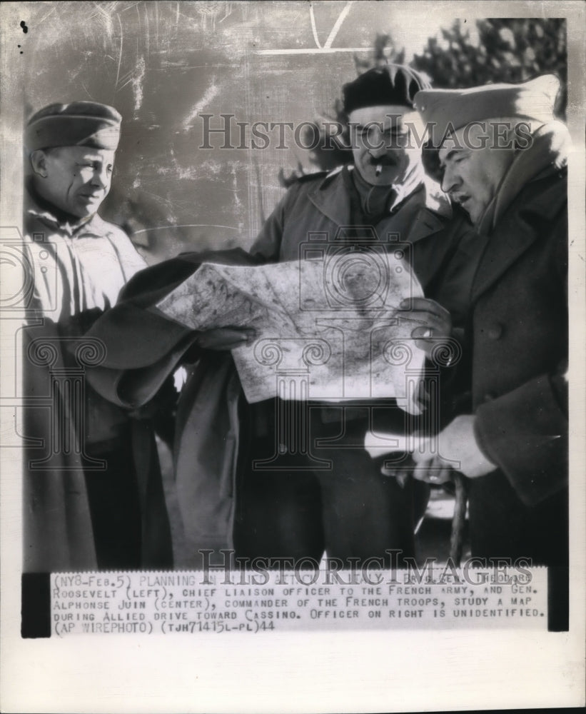 1944 Press Photo Brigadier General Theodore Roosevelt - Historic Images