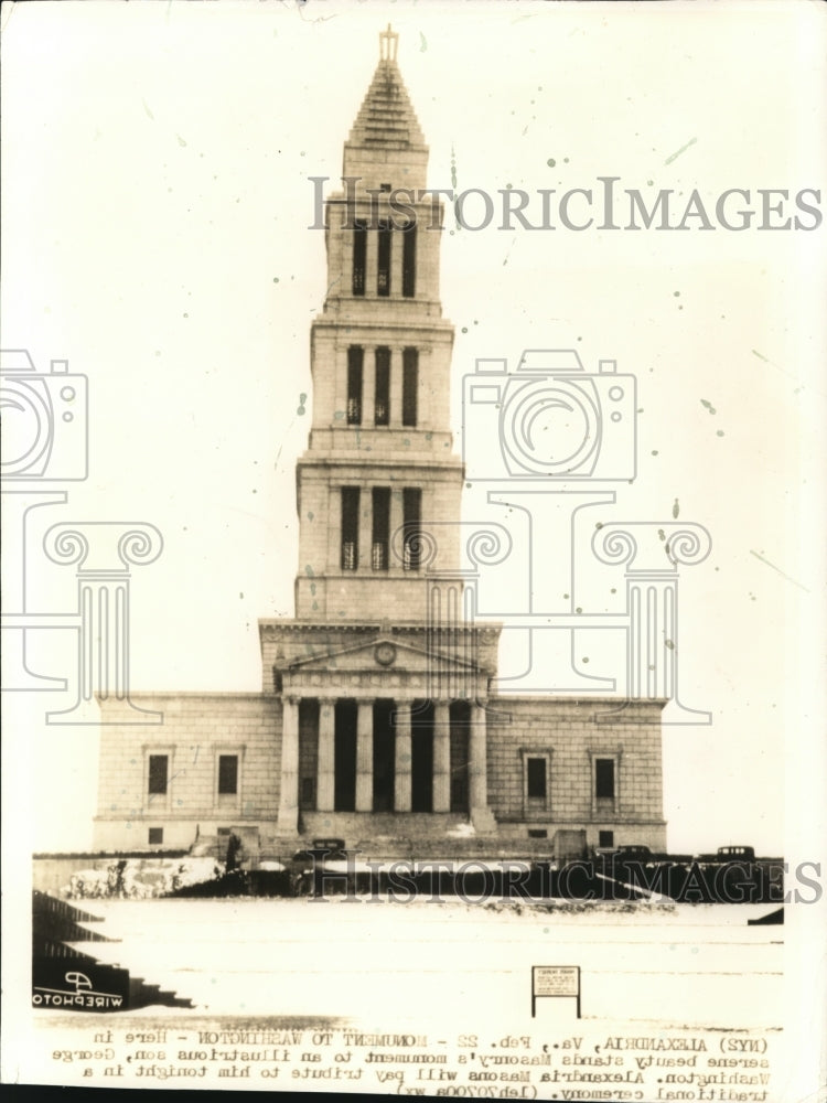 1936 Press Photo The Washington Monument - Historic Images