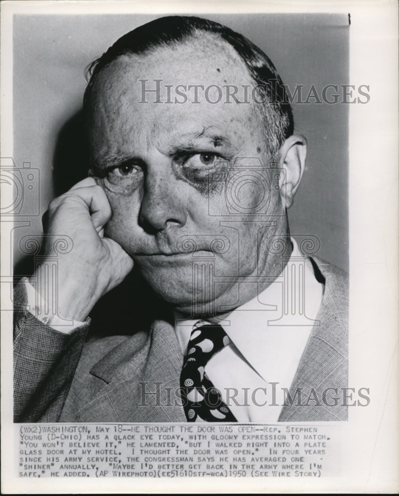 1950 Press Photo Representative Stephen Young - Historic Images